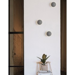 Gray Concrete & White Alumimium LED 6 Watt 220-240 Volt 160Lm 3000K IP20 D: 11 W: 9.6 H: 7.5 cm - PNL9831051 - NOVALUCE