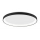 3000K Triac Dimmable Sandy Black Aluminium & Acrylic LED 40 Watt 230 Volt 2554Lm IP20 D: 48 H: 6 cm - PNL9853674 - NOVALUCE