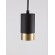 Sandy Black & Gold Aluminium LED GU10 1x10 Watt IP20 220-240 Volt Bulb Excluded D: 5.9 H1: 10.8 H2: 160.8 cm - PNL9911526 - NOVA