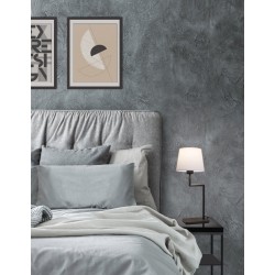 White Fabric Shade Sandy Black Aluminium LED E27 1x12 Watt 230 Volt IP20 Bulb Excluded Cable Length: 154 cm D: 16 W: 11 H 1: 18 