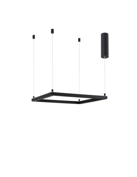 Triac Dimmable Sandy Black Aluminium & Acrylic LED 30 Watt 230 Volt 2188Lm 3000K IP20 L: 50 H: 120 cm Adjustable Height - PNL9