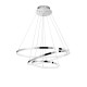 Not Dimmable Chrome Aluminium & Acrylic LED 129 Watt 230 Volt 6831Lm 3000K IP20 D: 80 H: 120 cm Adjustable Height & Rotating -