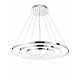 Not Dimmable Chrome Aluminium & Acrylic LED 129 Watt 230 Volt 6831Lm 3000K IP20 D: 80 H: 120 cm Adjustable Height & Rotating -