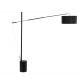 Iron & Plastic Black Fabric Shade LED E27 1x12 Watt 230 Volt IP20 Bulb Excluded Cable Length: 240 cm L: 195 W: 40 H: 165 Adjus