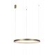 Antique Brass Aluminium & Acrylic LED 30 Watt 230 Volt 1650Lm 3000K IP20 D: 85 H: 180 cm Adjustable Height - PNL86016806 - NOVA