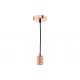 Suspension Relief Douille E27 x 1 Rose Gold IP20 - P9028 - OPTONICA