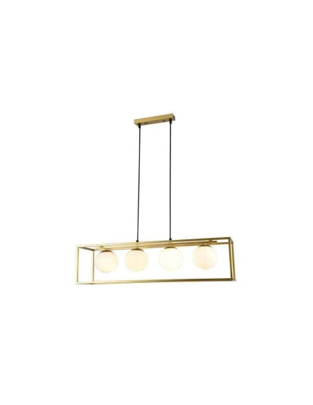 Suspension AVELIN Alu Or E27 x 4 80cm