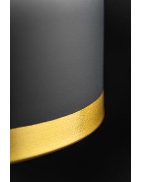 Suspension GOLDI Noire + Or E27 x 1 Ø300mm