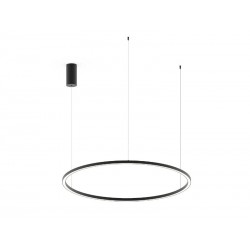 Suspension Noire HOOP 60W 3CCT 9000lm Ø120 x 150mm