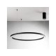 Suspension Noire HOOP 60W 3CCT 9000lm Ø120 x 150mm