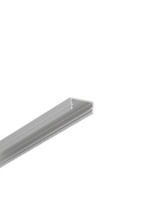 Profile LED Fin12 Alu Anodisé Blanc Noir