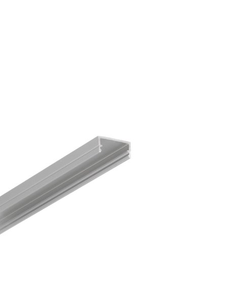 Profile LED Fin12 Alu Anodisé Blanc Noir