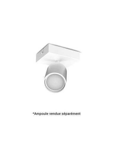 Applique orientable blanche GU10 x1