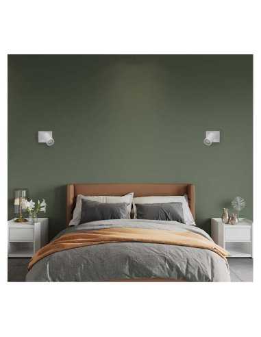 Applique orientable blanche GU10 x1