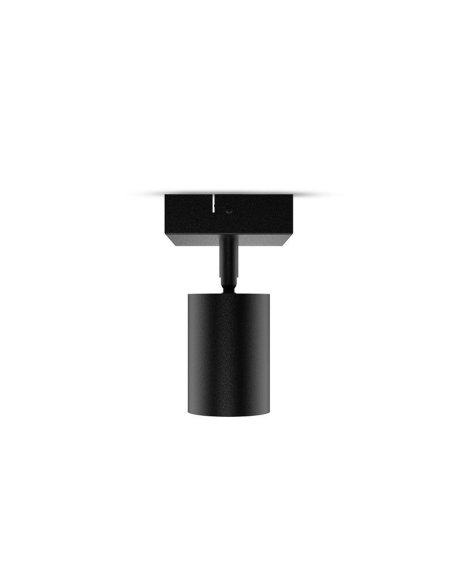 Applique orientable noire GU10 x1