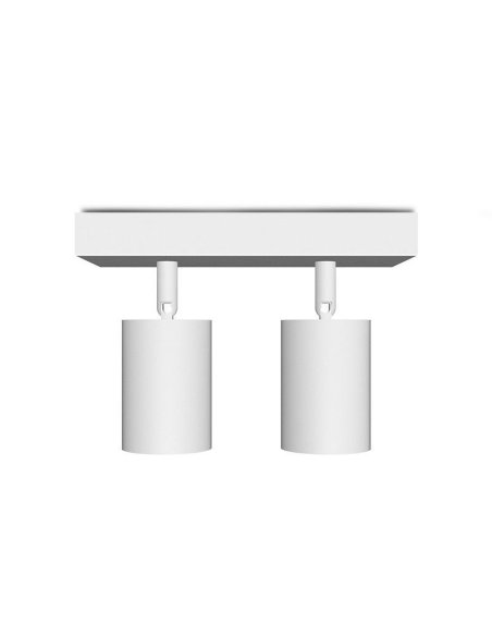 Applique orientable 2 spots blanche GU10 x2