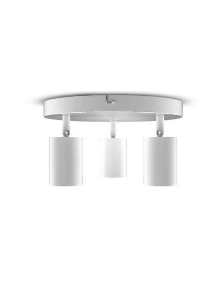 Applique orientable 3 spots blanche GU10 x3