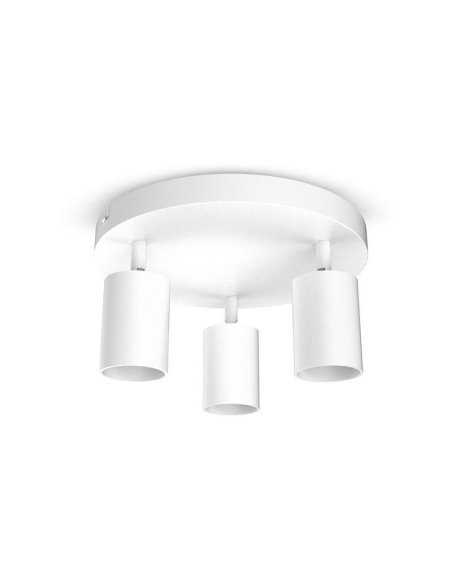 Applique orientable 3 spots blanche GU10 x3