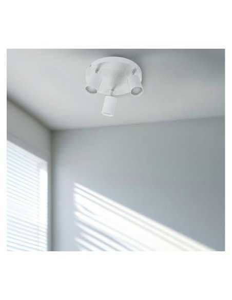 Applique orientable 3 spots blanche GU10 x3