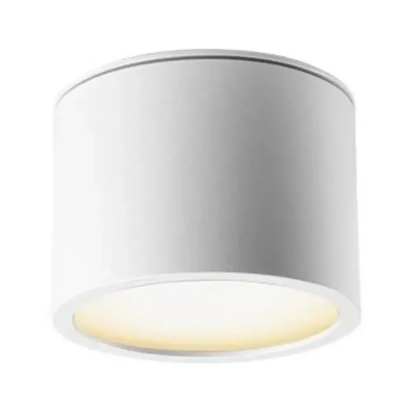 Support de Spot saillie extérieur blanc GX53 82mm allumé