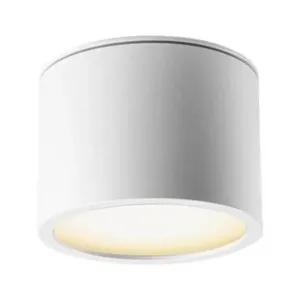 Support de Spot saillie extérieur blanc GX53 82mm allumé