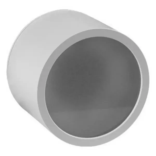 Support de Spot saillie extérieur blanc GX53 82mm vue de face