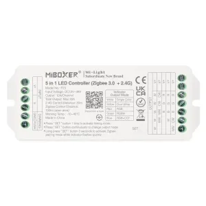 Contrôleur LED 5 en 1 (Zigbee 3.0 + 2.4G) Max 20A