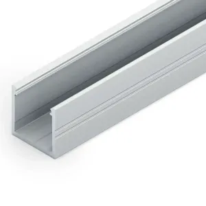 Profile LED Fin16 Aluminium Anodisé, Brut, Blanc, Noir