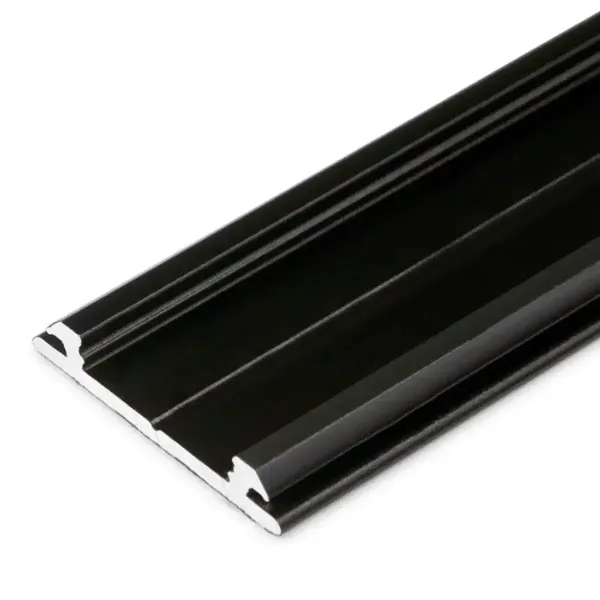 Profilé Bande LED Courbe Aluminium Anodise Noir Blanc