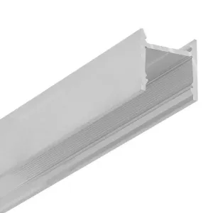 Profile LED Compact12 Aluminium Anodisé, Brut, Noir, Blanc