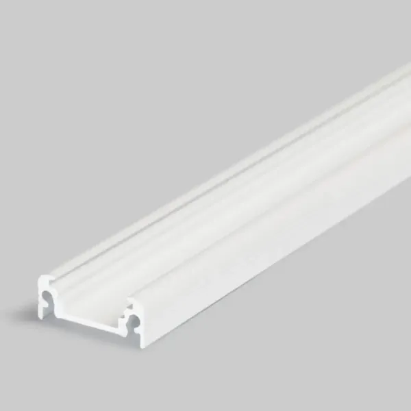 Profilé pour Bande LED Plat10 Aluminium Anodisé, Brut, Blanc, Noir