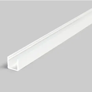 Profilé Bande LED Fin10 Alu Anodise Blanc Noir