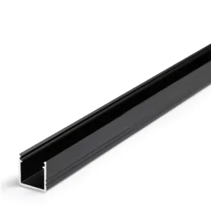 Profilé Bande LED Fin10 Alu Anodise Blanc Noir 2