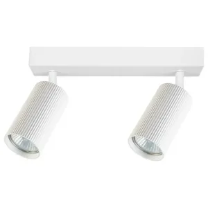 Support de Spot Orientable Blanc Strillé GU10 x2