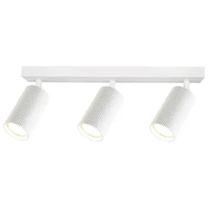 Support de Spot Orientable Blanc Strillé GU10 x3