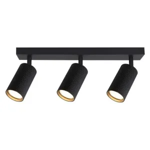 Support de Spot Orientable Noir Strillé GU10 x3 2