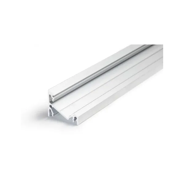 Profilé Bande LED Angle 30/60-14 Aluminium Anodisé, Brut, Noir, Blanc