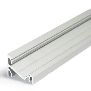 Profilé Bande LED Angle 30/60-14 Aluminium Anodisé, Brut, Noir, Blanc