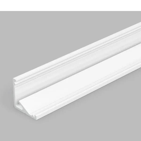 Profile LED QUART-12E Aluminium Anodise, Brut, Blanc, Noir