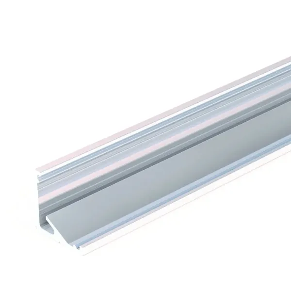 Profile LED QUART-12E Aluminium Anodise, Brut, Blanc, Noir