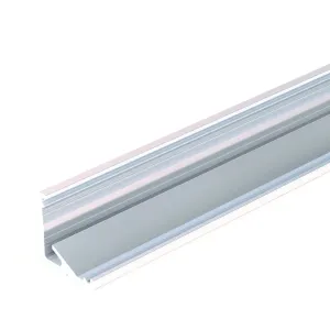 Profile LED QUART-12E Aluminium Anodise, Brut, Blanc, Noir
