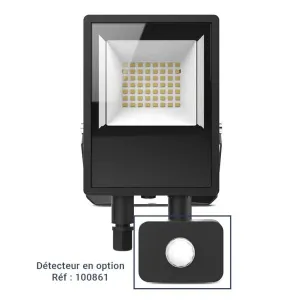 Projecteur LED Noir sans câble - 50W CCT IP65