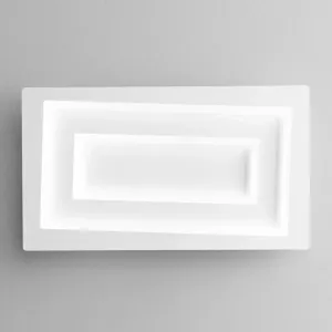 Plafonnier LED Blanc 20W 2640lm 3CCT 350x200 HYPNOTIC 2