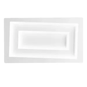 Plafonnier LED Blanc 20W 2640lm 3CCT 350x200 HYPNOTIC