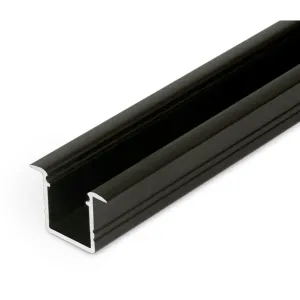 Profile LED Fin10-R encastré noir