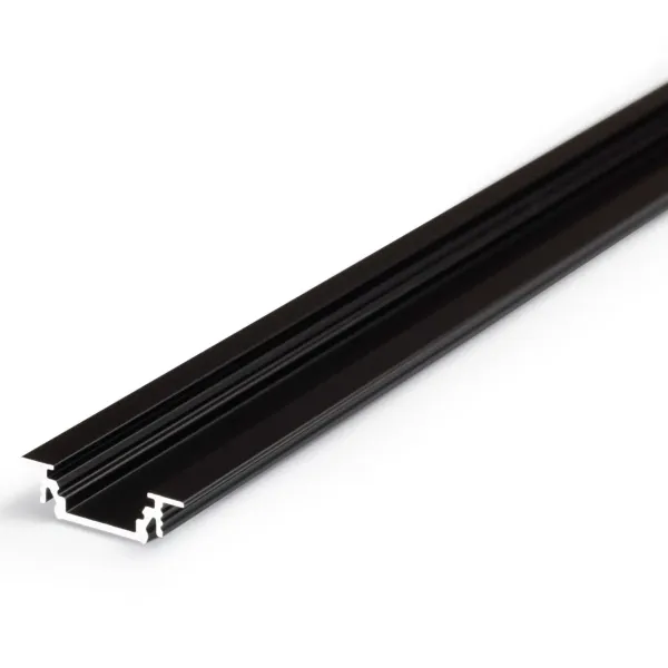 Profile LED Rainure10 Aluminium Noir