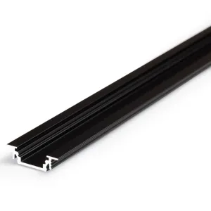Profile LED Rainure10 Aluminium Noir