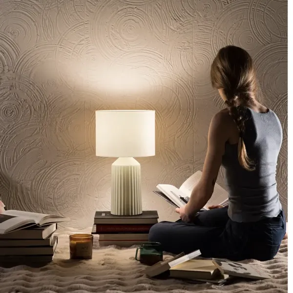 Lampe sur Table Verte E27 x 1 H: 471mm