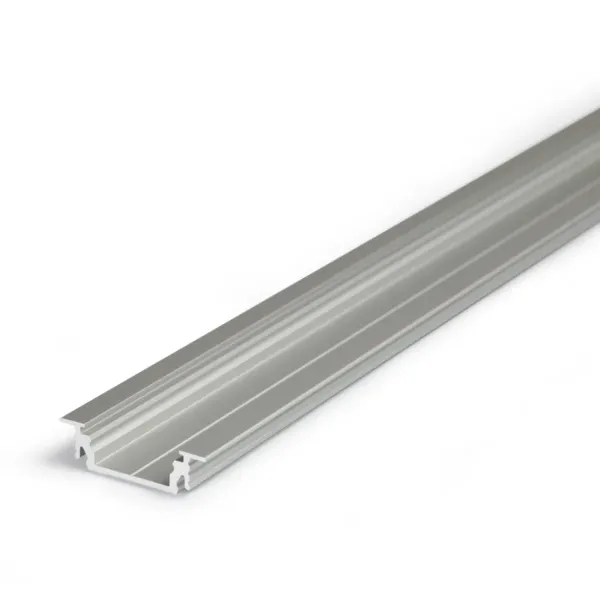 Profile LED Rainure14 encastré Aluminium Anodisé