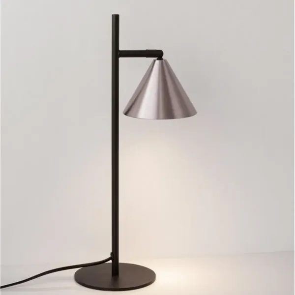 Lampe à Poser CONICO Noir et Or - Design Nova Luce